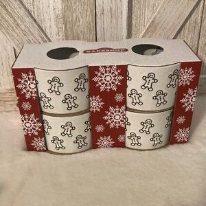 Bakeshop Set of Four Gingerbread Man Ramekins